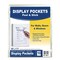 C-Line Products Display Pockets, 8 12 x 11, 10PK Set of 12 PK, 120PK 36911-BX - alternate 2